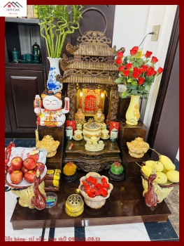 Hướng dẫn thay bàn thờ Thần Tài tại chung cư